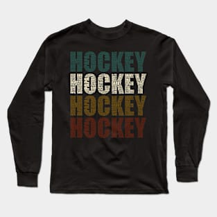 Hockey Dad - Funny Sports Lovers Gift For Papa Long Sleeve T-Shirt